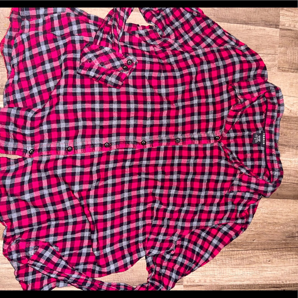 Torrid button up shirt